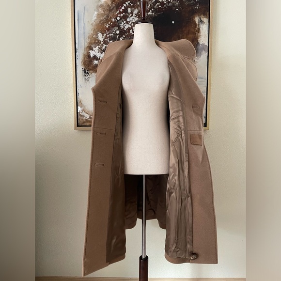 Rare Vintage double breasted 100% camel hair wool peacoat size 40 M LVC~ - Picture 4 of 14